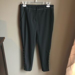 Mackage Collection Black Pants Size 6 Hook Detail